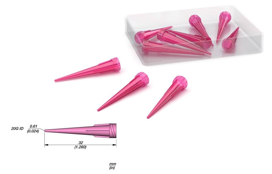 Pack 10x Ponteiras Dispensadoras de Pasta de Soldar 20G (0,61 mm) - JBC