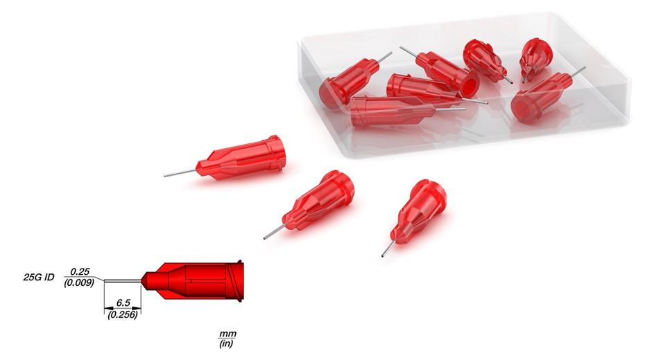Pack 10x Agulhas Dispensadoras de Pasta de Soldar 25G (0,25 mm) - JBC