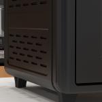 Mini Forno Elétrico 30L 1600W Mini Forno de Convecção com 7 Modos Temporizador e Temperatura Ajustável 43x39x39 cm Preto