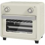 Forno com Fritadeira de Ar 10 L com 2 Manípulos Convecção 360° 80 - 230 °C Temporizador 60 Min Tabuleiro e Cesto