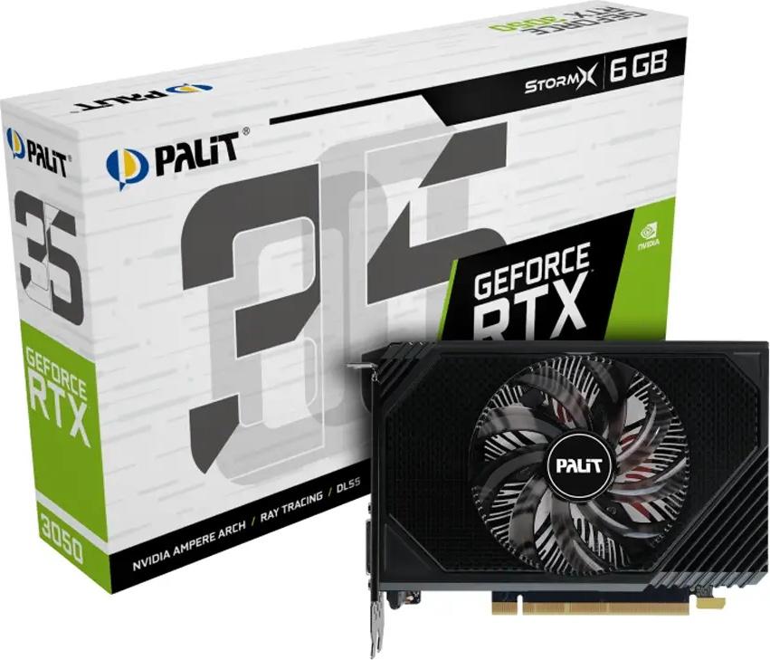 Placa Gráfica NVIDIA GeForce RTX 3050 Ampere StormX 6GB GDDR6 - PALIT