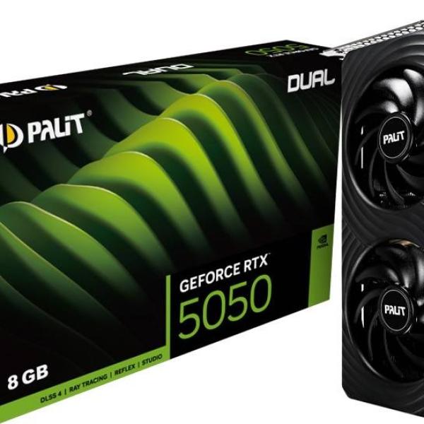 Placa Gráfica NVIDIA GeForce RTX 5050 Blackwell Dual 8GB GDDR6 DLSS4 - PALIT