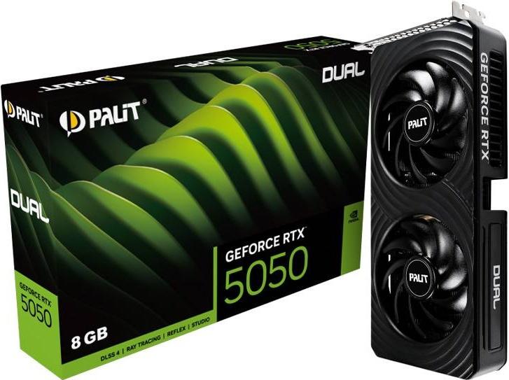 Placa Gráfica NVIDIA GeForce RTX 5050 Blackwell Dual 8GB GDDR6 DLSS4 - PALIT
