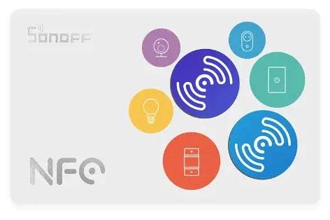 Pack 2x TAG´s Autocolantes NFC de Proximidade p/ Radiofrequência - Sonoff NFC - TAG