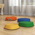 Conjunto de Pedras de Equilíbrio Empilháveis para Crianças de 5 Peças com Forma de Rã e Antiderrapantes Multicolor