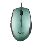 Rato Ótico Ergonómico Moth Ice 1600DPI c/ Fios (Azul) - NGS