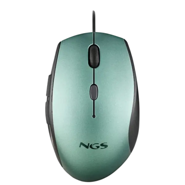 Rato Ótico Ergonómico Moth Ice 1600DPI c/ Fios (Azul) - NGS