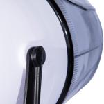 Secador de Cabelo de Coluna de Cabeleireiro com pé e viseira 1180 W potência 65x65x(115 - 165) cm Prata