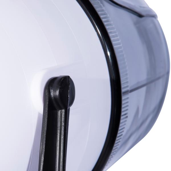 Secador de Cabelo de Coluna de Cabeleireiro com pé e viseira 1180 W potência 65x65x(115 - 165) cm Prata