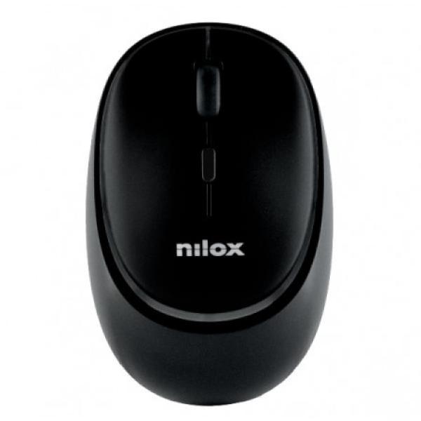 Rato Nilox Dual - Wireless Recarregável Preto