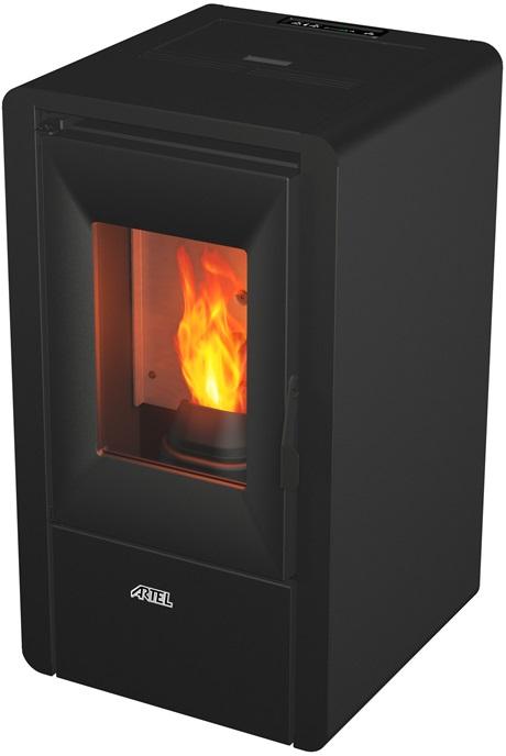 Salamandra de Pellets 6,2kW Nina 6 (Preto) - ARTEL