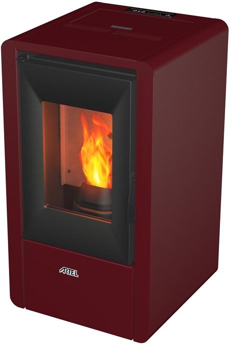 Salamandra de Pellets 6,2kW Nina 6 (Bordeaux) - ARTEL