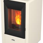 Salamandra de Pellets 6,2kW Nina 6 (Branco) - ARTEL