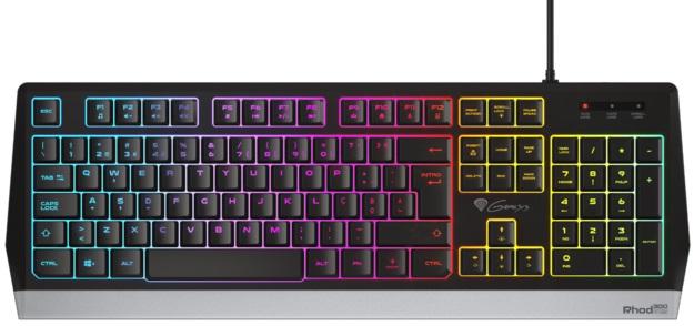 Teclado Gaming Rhod 300 RGB Layout PT (Preto) - GENESIS