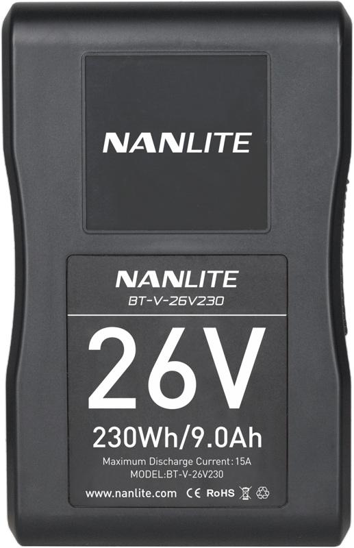 Bateria V - Mount 26V 230WH p/ Luzes Forza 500/Mixpanel 150 - NANLITE