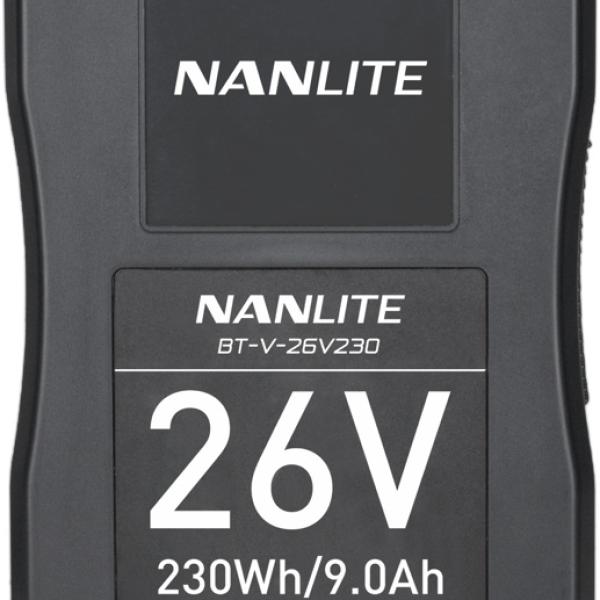 Bateria V - Mount 26V 230WH p/ Luzes Forza 500/Mixpanel 150 - NANLITE