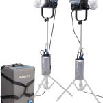 Pack 2x Luzes 520W Bi - Color LED FC - 500B + Trolley de Armazenamento - NANLITE
