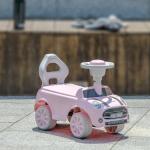 Carro Andador para Bebés de 18 - 36 Meses Carro Andador com Volante Buzina e Sistema Anti - Tombo 53x25x35 cm Rosa