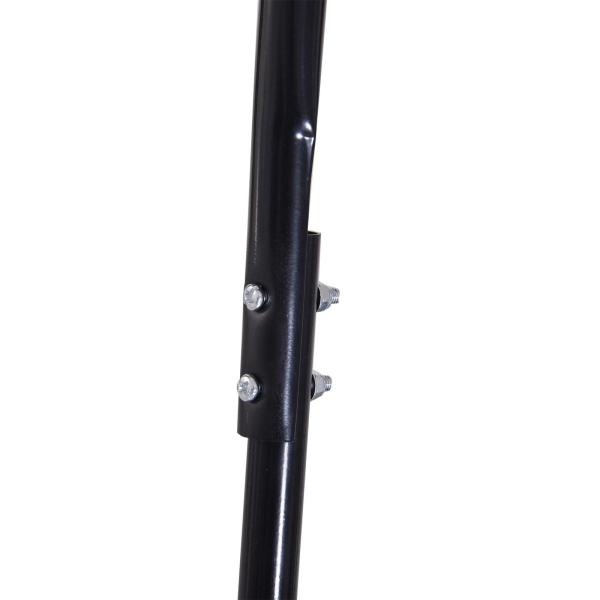 Rolo de jardim 30L de aço preenchido com água ou areia 32x40cm Cabo destacável