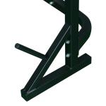 Banco de Musculação Multifuncional com Altura Ajustável de 3 Níveis para Treino de Corpo Inteiro 175x98x130 cm Preto