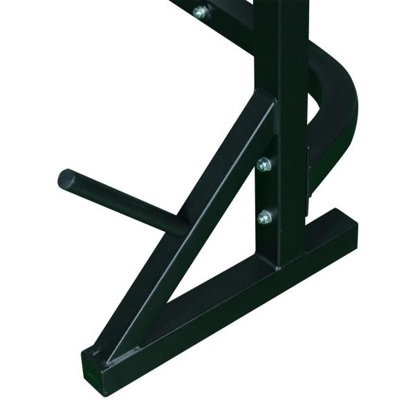 Banco de Musculação Multifuncional com Altura Ajustável de 3 Níveis para Treino de Corpo Inteiro 175x98x130 cm Preto