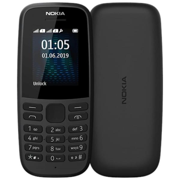 Telemóvel 105 (2019) Dual SIM Preto - NOKIA