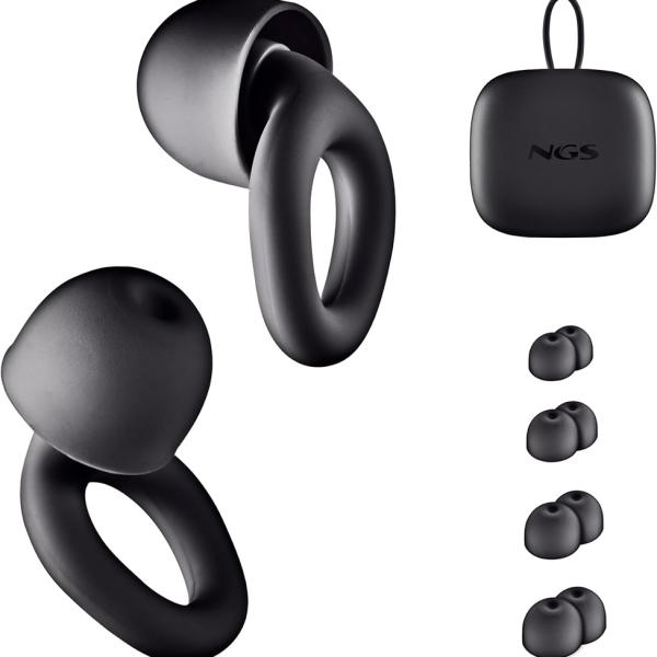 Pack 4x Esponjas Nono p/ Auriculares (Preto) - NGS