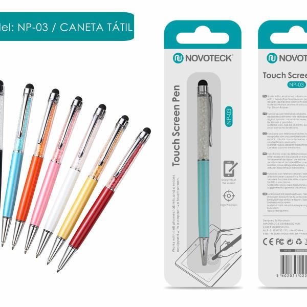 Caneta Tátil Com Esferográfica NP-03