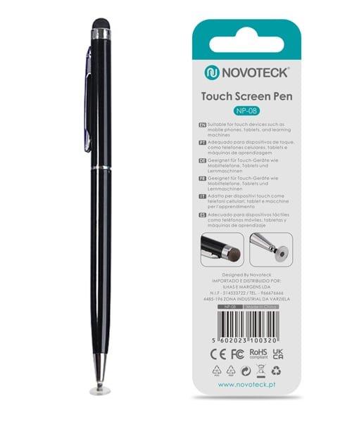 Caneta Touch Screen Novoteck NP-08 - Negro
