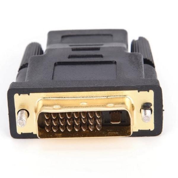 Ficha Adaptadora DVI - D Macho - HDMI Femea