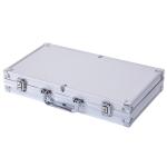 Mala de Poker Profissional com 300 Fichas Jogo de Poker com Mala de Alumínio 5 Dados 2 Baralhos de Cartas e 1 Ficha de Dealer 38x20,5x6,5cm Multicor