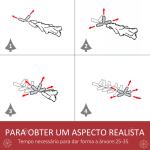 Árvore de Natal Artificial 180cm com 800 Ramos e 61 Pinhas Folhas de PVC com Efeito Neve Base Dobrável Verde