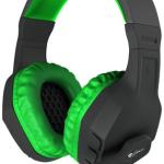 Auscultadores Headset Gaming Argon 200 c/ Microfone (Preto/Verde) - GENESIS