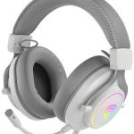 Auscultadores Headset Gaming Neon 750 RGB c/ Microfone (Branco) - GENESIS