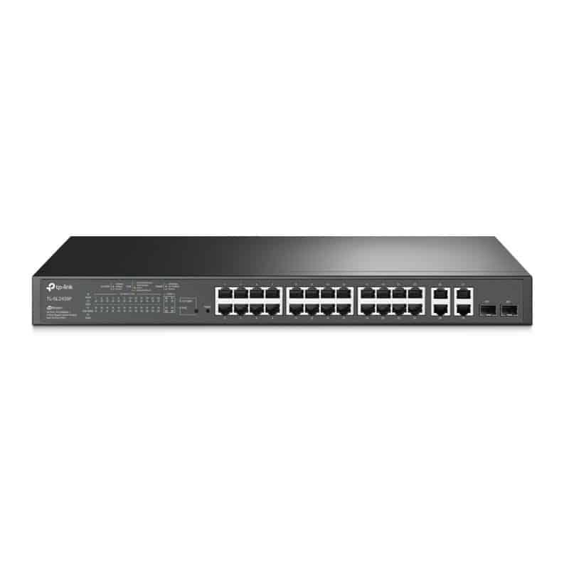 Switch TP - Link JetStream 24 - Port 10/100 Mbps + 4 - Port Gigabit Smart