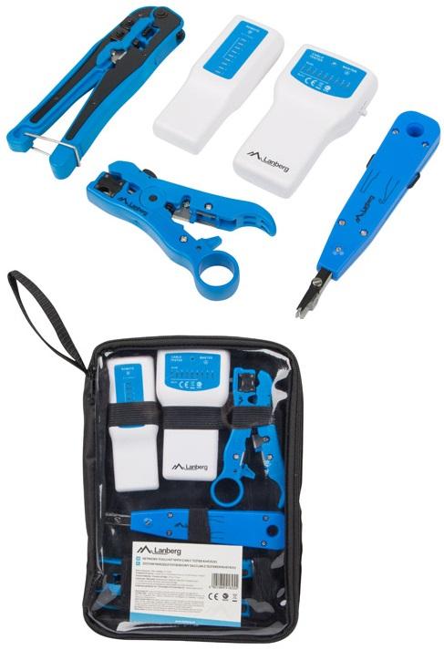 Conjunto de Ferramentas de Rede c/ Bolsa - LANBERG