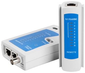 Testador de Cabos de Telefone/Rede (RJ11/RJ12/RJ45) - LANBERG