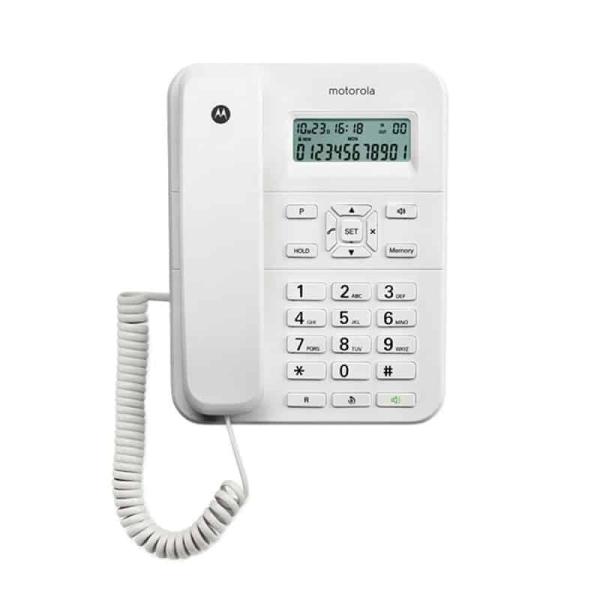 Telefone Motorola CT202 LCD Branco (Recondicionado)