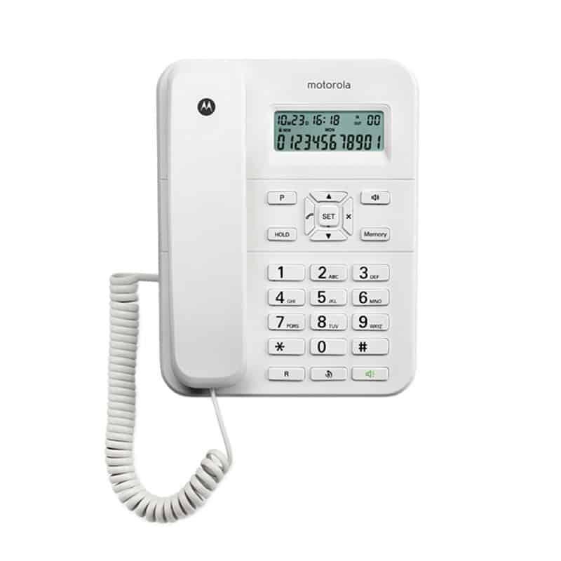 Telefone Motorola CT202 LCD Branco (Recondicionado)
