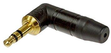 Ficha Jack 3,5mm Macho Stéreo 90º (Dourada) - NEUTRIK