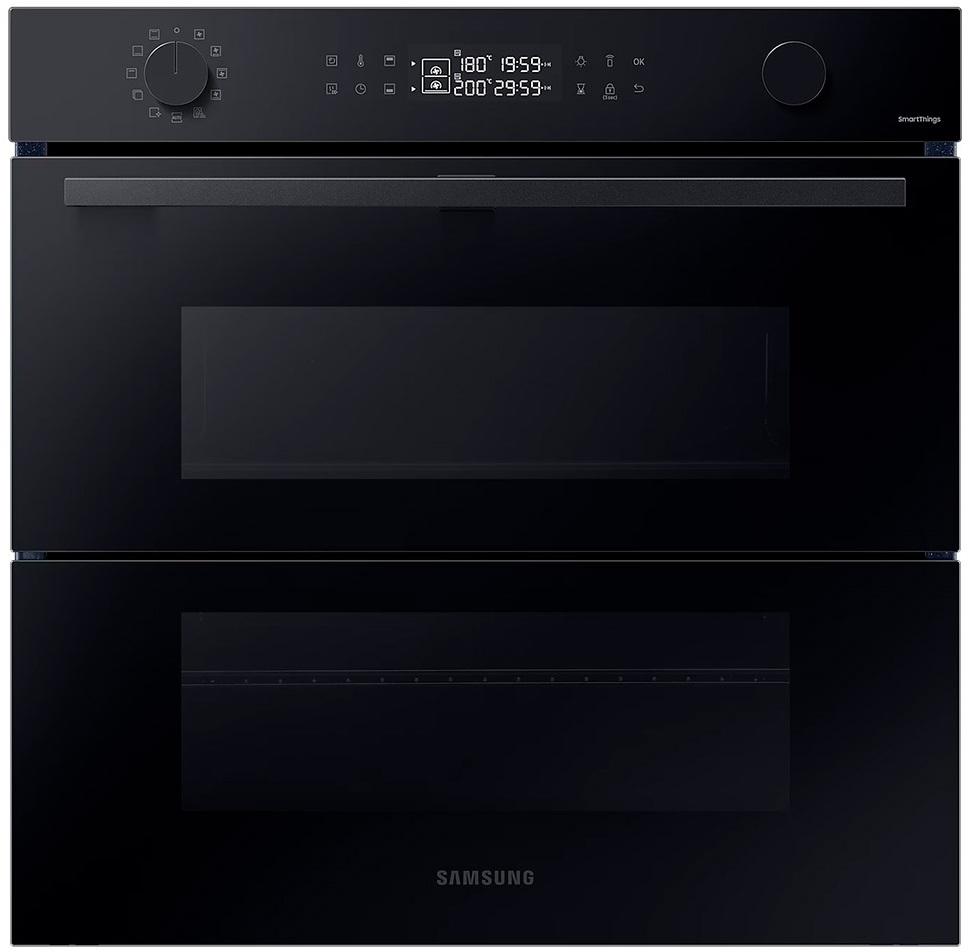 Forno Encastre Pirolítico Dual Cook Flex™ BESPOKE NV7B4550VAK 76L 1200W Wi - Fi (Preto) - SAMSUNG