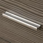 Cómoda com 4 Gavetas Moderna para Dormitório Corredor Sala de Estar 76x35x72 cm Cinzento e Branco