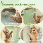 Arranhador para Gatos do Chão ao Teto 225 - 255 cm com 7 Níveis Rede Plataformas Postes de Arranhar Cinza