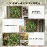 Sebe Artificial para Ocultação de Jardim em Rolo 1x1 m Vedação de Privacidade de Hera Artificial para Varanda Exterior