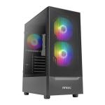 Caixa ATX Antec NX410 Gaming RGB Tempered Glass (Preta)