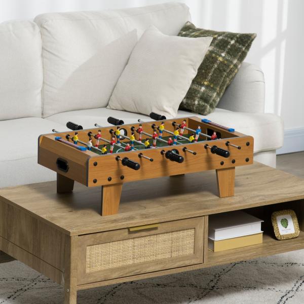 Matraquilho para Crianças de Madeira com 2 Bolas 6 Varas 2 Marcadores de Pontos 18 Jogadores 69x36,5x22cm Madeira