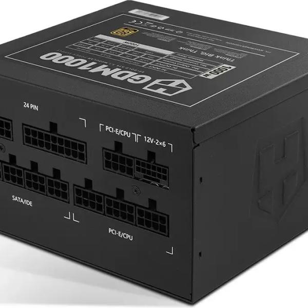 Fonte de Alimentação ATX Hummer GDM 1000W ATX 3.1/PCIe 5.1 80 Plus Gold Full Modular - NOX