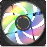 Ventoinha 120mm Hummer M - Fan Infinite Mirror ARGB 3 Pinos - NOX