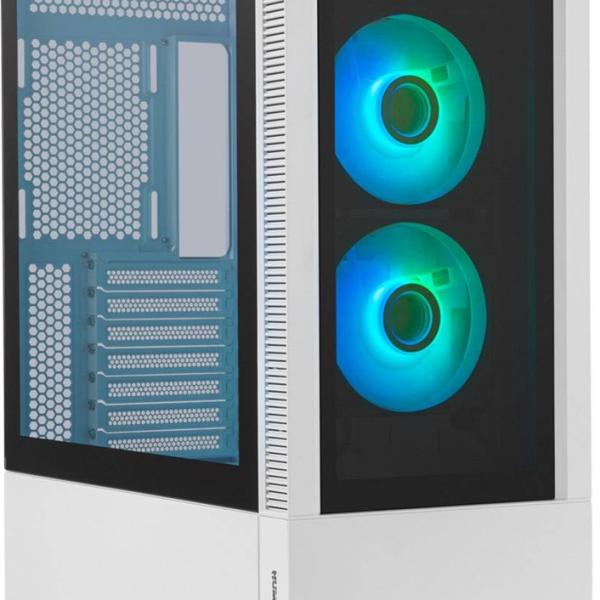 Caixa ATX Hummer Nemesis ARGB Tempered Glass (Branco) - NOX