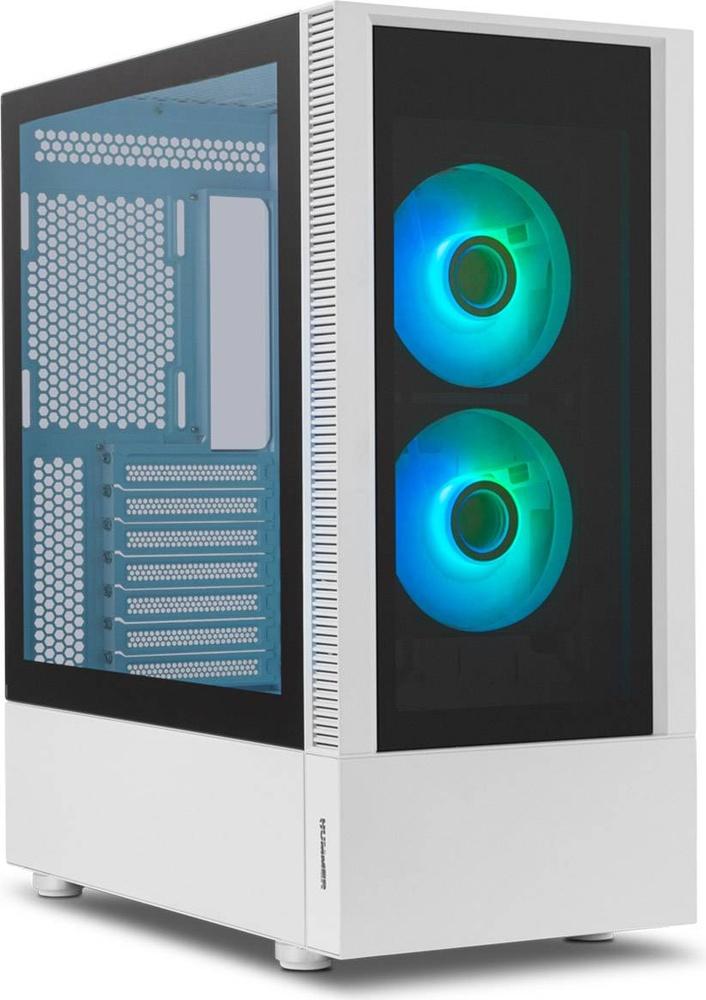 Caixa ATX Hummer Nemesis ARGB Tempered Glass (Branco) - NOX